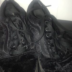 Suede black vans